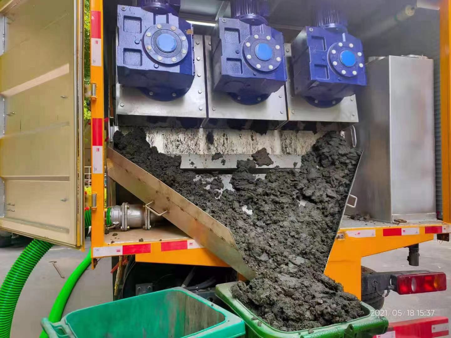 夹江化粪池清掏城市维护站-泥浆净化干湿分离处理